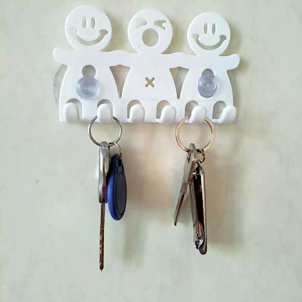JOYBLISS Portable Home Suction Hooks 5 Position Tooth Brush Holder Bathroom Sets Cute Cartoon Sucker Toothbrush Holder Key Hook Kids Gift