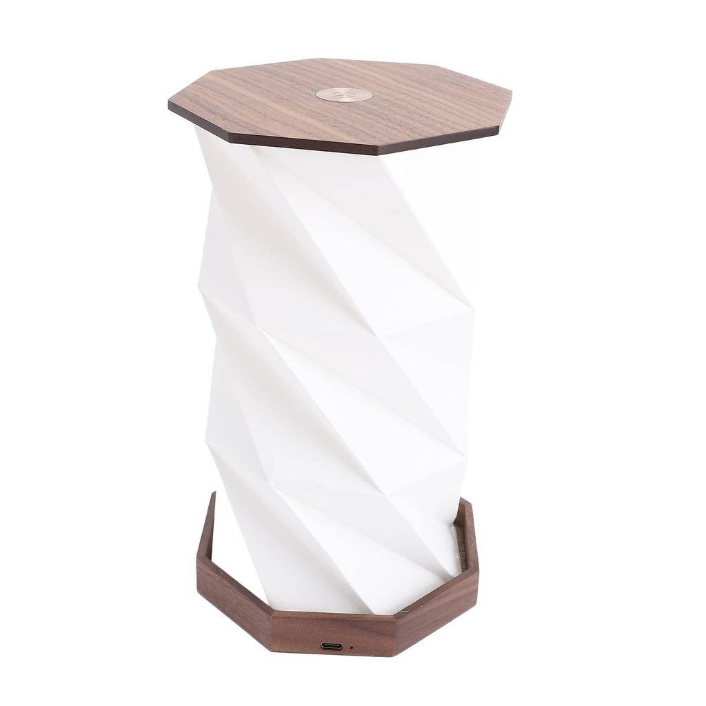 Bedside Table Lamp Dimmable Touch Lamp Battery Operated Night Light Rotating Foldable Paper Lantern