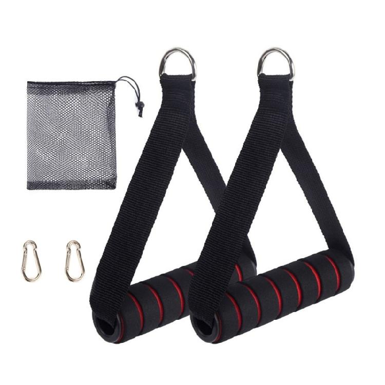 1 Pair Gym Cable Machine Handle Set, Exercise Attachments For Resistance Band, Cable Machine Handle Exercise Handle 1