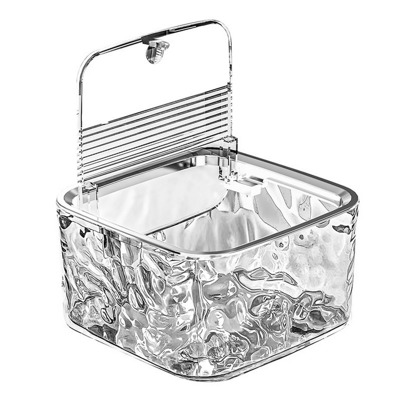 

Bathroom Organizer Box Transparent Acrylic Storage Box For Jewelry Hair Accessory Makeup Remover Cotton Home Storage Tools чистый