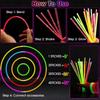 50/100Pcs Fluorescence Sticks Party Multicolor Glowing Stick Bright Colorful Light Bright Bendable Glow Bracelet Party Supplies