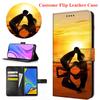 Maßgeschneiderte DIY Leder Klapphandytasche für Moto G85 G54 G84 G82 G34 G45 5G Hülle G71S G72 G71 G51 G31 G41 Geldbörse Buch Ständer Abdeckung