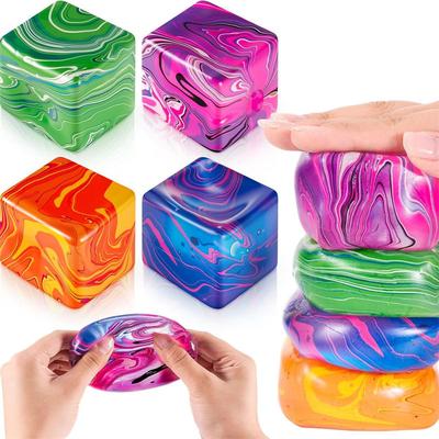 Needoh Gel Ice Cube Square Decompression Toy Squishy Stress Sensory Fidget Toys Stress Relief GZW