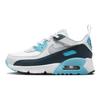Дитячі кросівки Air Max 90 EasyOn PS Baltic Blue білі Armory-Navy Wolf-Grey HF6357-100
