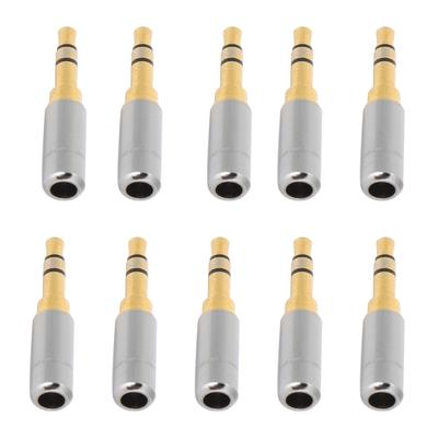 Mini 3,5 mm Fiş Stereo Çift Kanal 3,5 mm Lehimleme Uçlu Dengeli Fiş, Kendin Yap Kulaklık Tamiri İçin