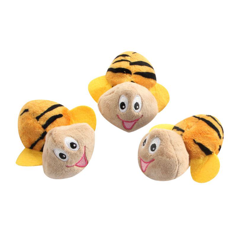 squeaky bee dog toy