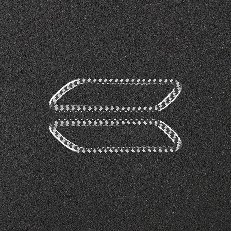 Carbon Fiber for Ford Mustang Mach-E -2024 A-Pillar Side Air Outlet Vent Cover Trim Sticker Interior Accessories