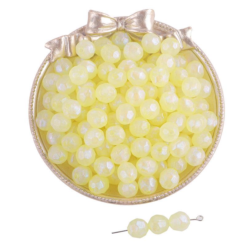 10mm Iridescent Starry Acrylic Bead for DIY Jewelry, Bracelet, and Phone Chain Making