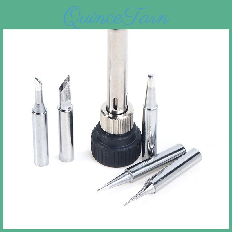 937d 852d For 936 Esd 898d 907 Hakko Iron Tip Cannula Casing And 5 X Solder Iron Tips Soldering Station Iron Handle Adapter