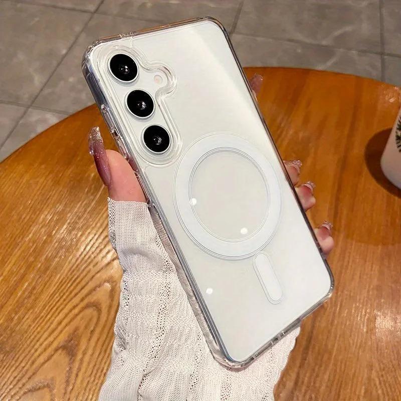 S26 S2 Ultra Case  Transparent Magnetic Phone Case For Samsung Galaxy S26 S2 S24 S 26 Ultra Plus S26Ultra Clear Cover
