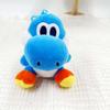 24pcs/lot Cute 12cm cartoon Anime Game Yoshi Plush Toys Dolls Keychain Kids Gifts