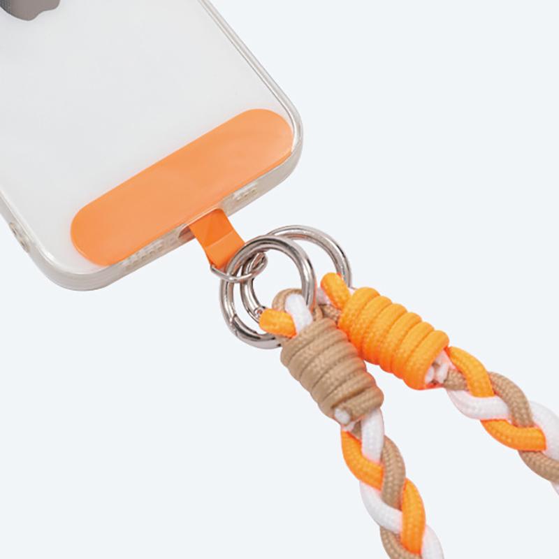 Universal Colorful Cartoon Phone Chain Pad Cellphone Lanyard Strap Mat Phone Hanging Patch For Iphone