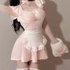 Sexy Lingerie Female Sexy Lace Perspective Suspenders Pink Bunny Uniform Passion Suit Internet Celebrity Bunny