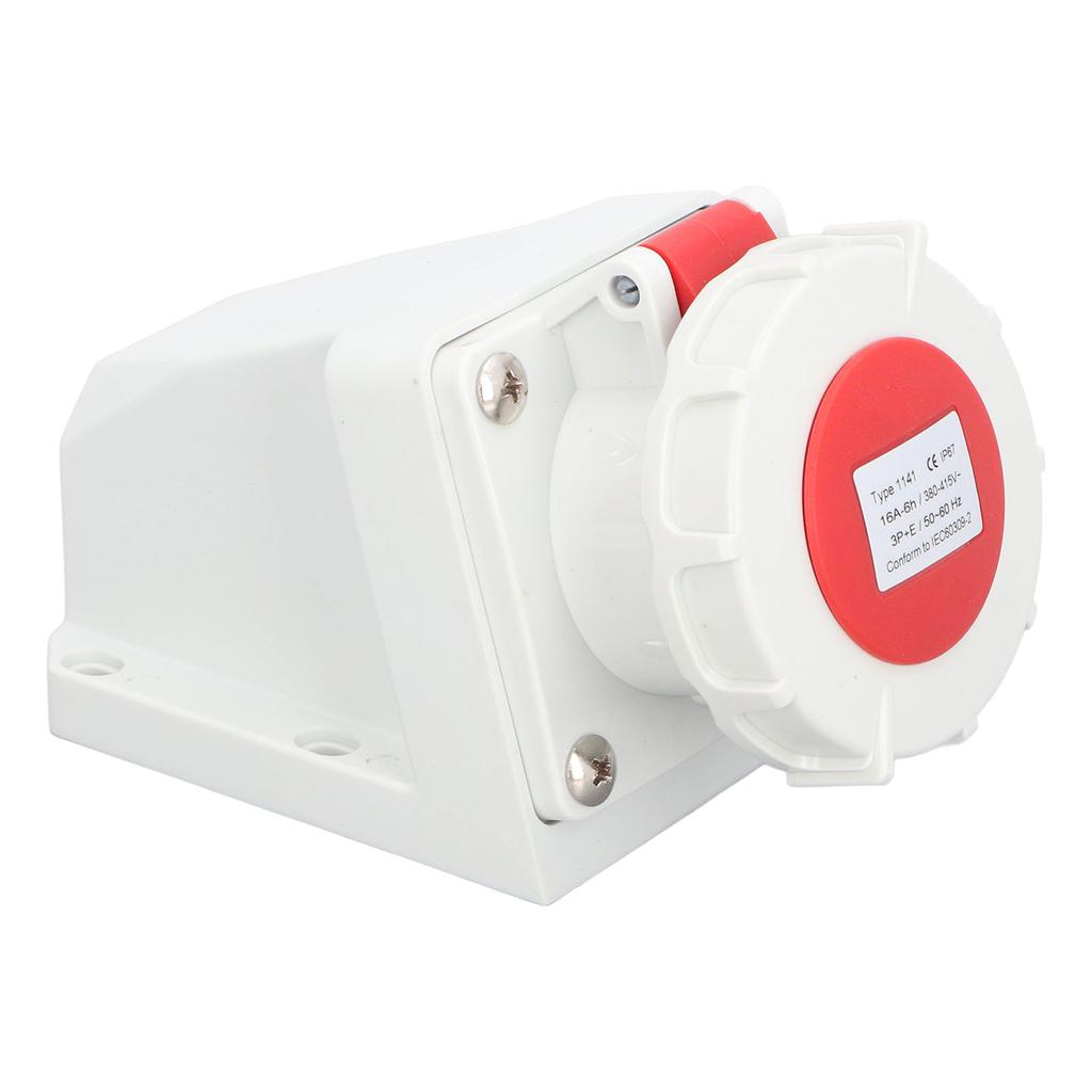 Průmyslový napájecí konektor 4 16A 3P+E IP67 Vodotěsná prachotěsná elektrická ponožka