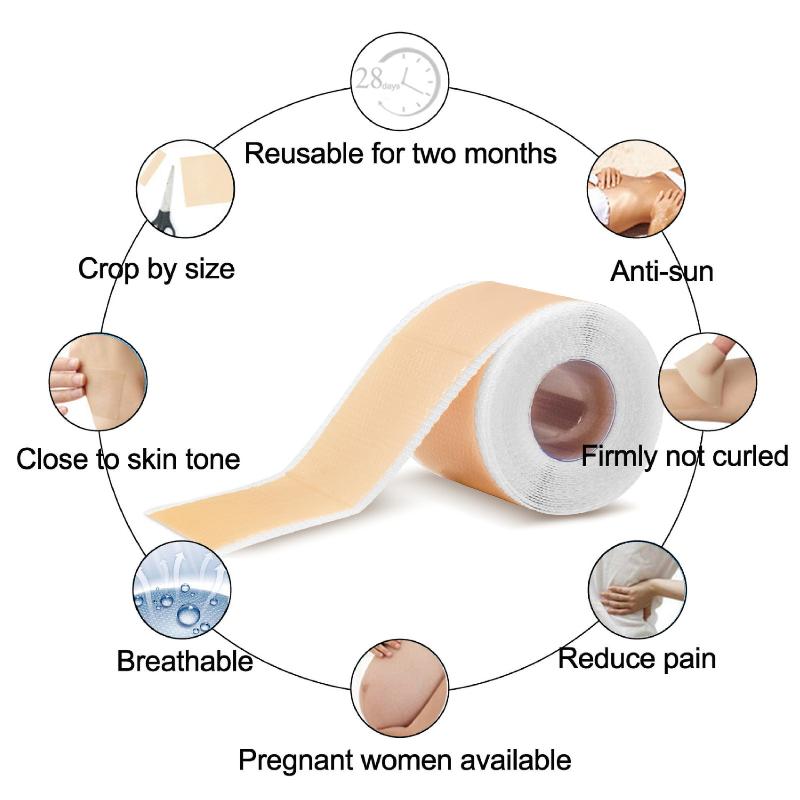 1 Roll Silicone Gel Scar Sheet Patch Treatment Removal Tape Cover Burn Trauma Repair Acne Ear Scar Section Beauty Skin