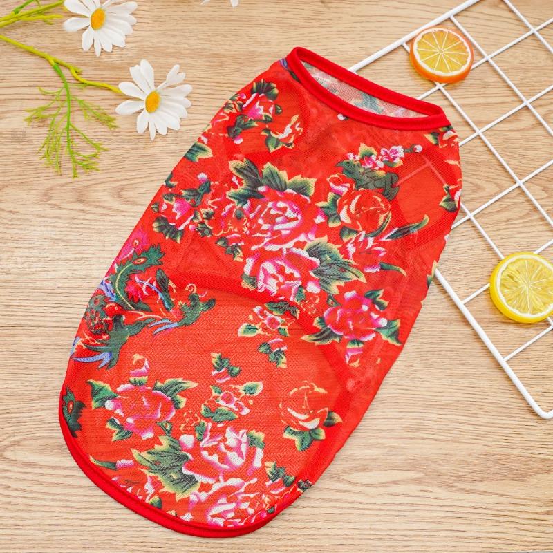 Big Dog Pet Clothes, Dog and Cat Teddy Fur, French Bulldog, Panda Mesh Cat Vests, Dog Supplies and Clothing