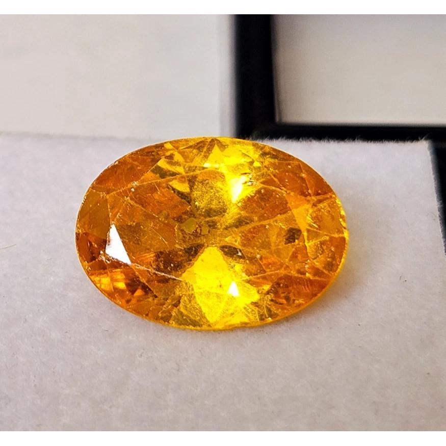 Oval Cut Natural Yellow Zircon 6-7 Ct Fabulous Certified Loose Gemstone
