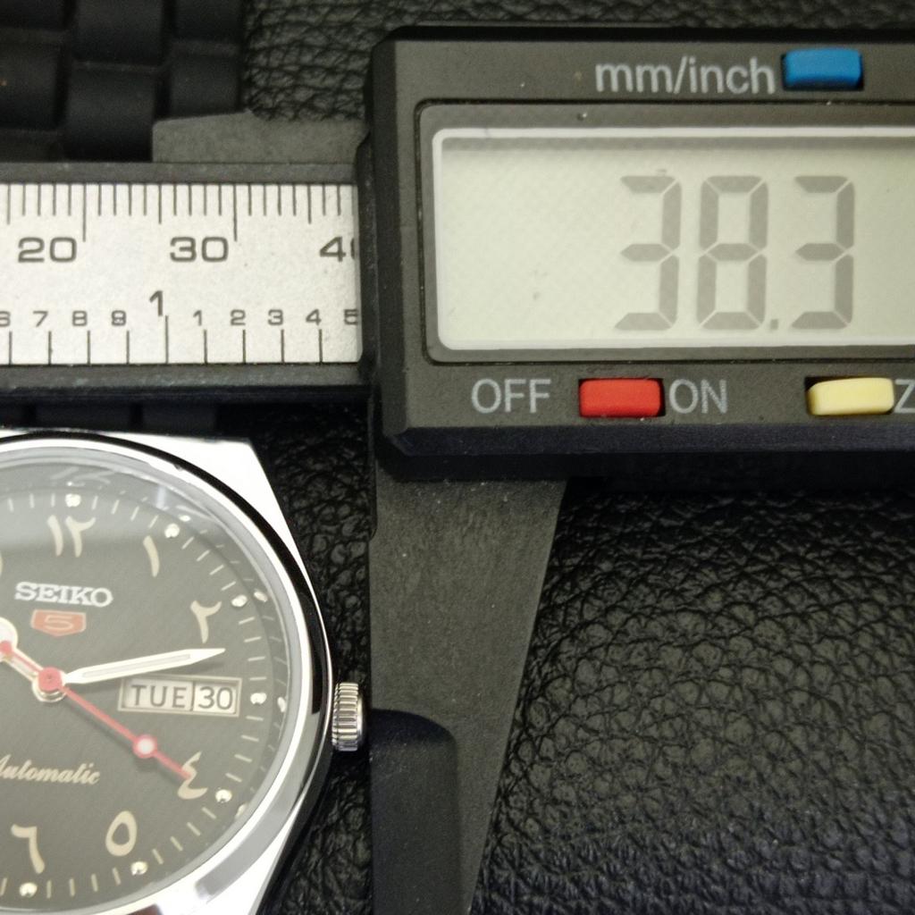 AUTOMATIC VINTAGE REFURBISHED SEIKO 5 6309A JAPAN MENS BLACK WATCH A441306-5 Sk-a441306