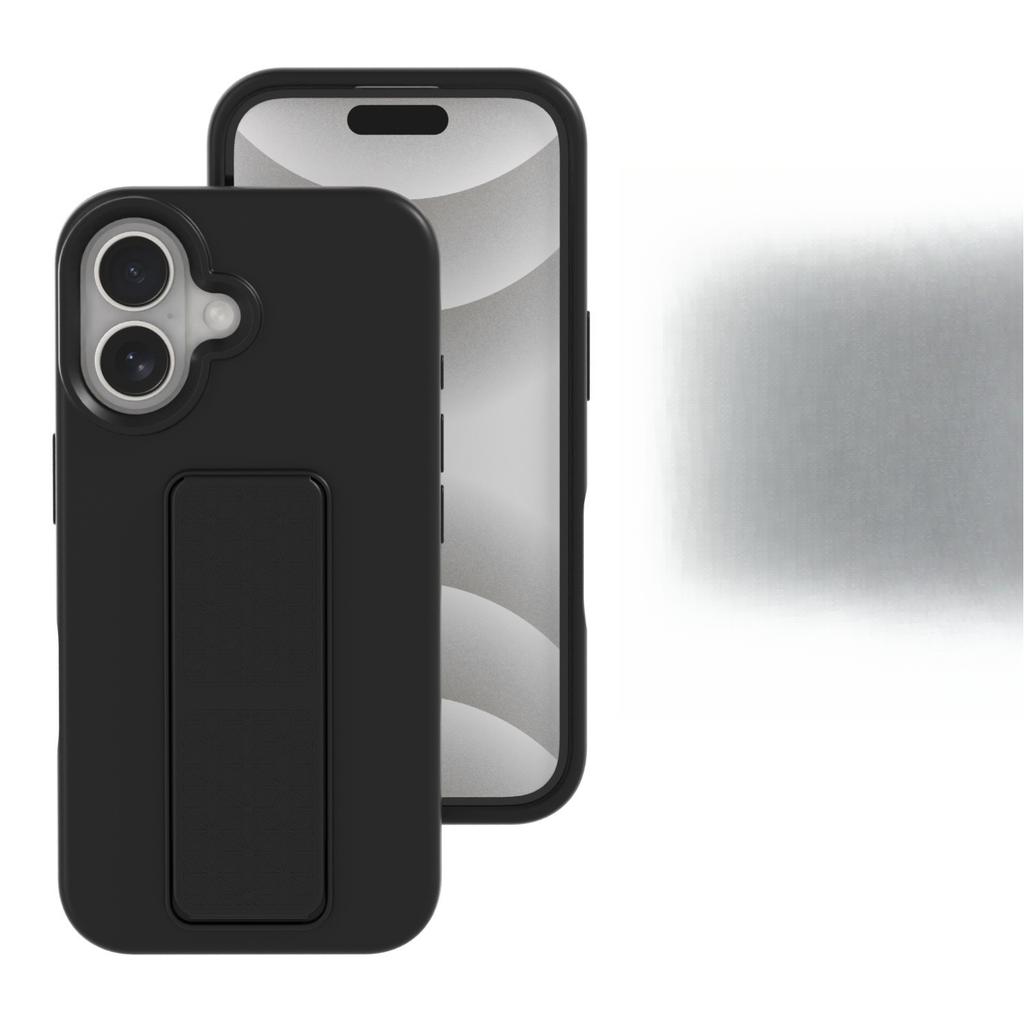 Suitable for Ip16promax Liquid Silicone Wristband Stand, Apple 15/14 Solid Color Protective Case