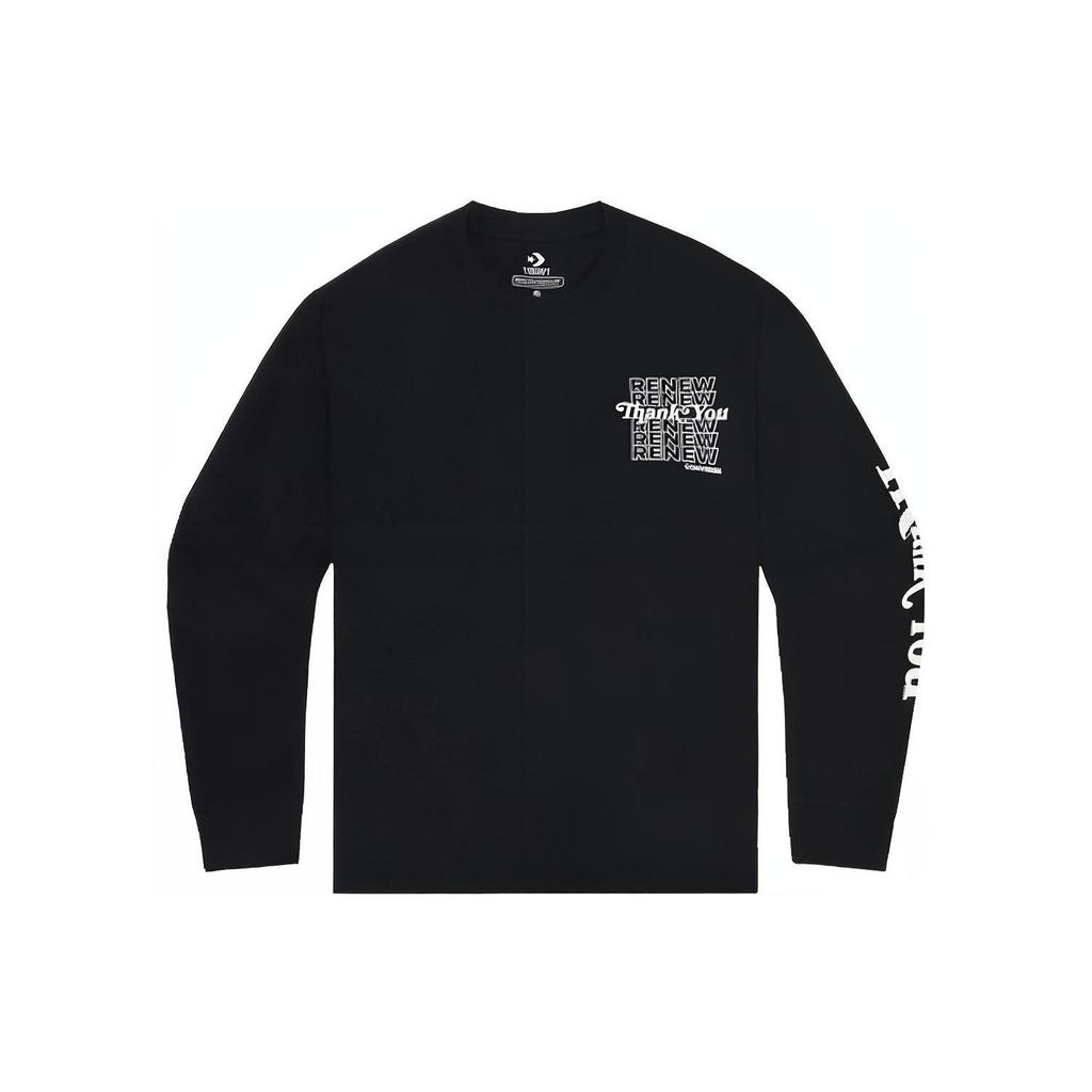 Converse Renew Thank You Sweatshirt Men's Black 10019500-A03