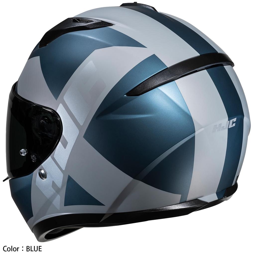 HJC HELMETS Motorcycle Helmet C10 Tes Blue XL HJH259 (MC2SF)