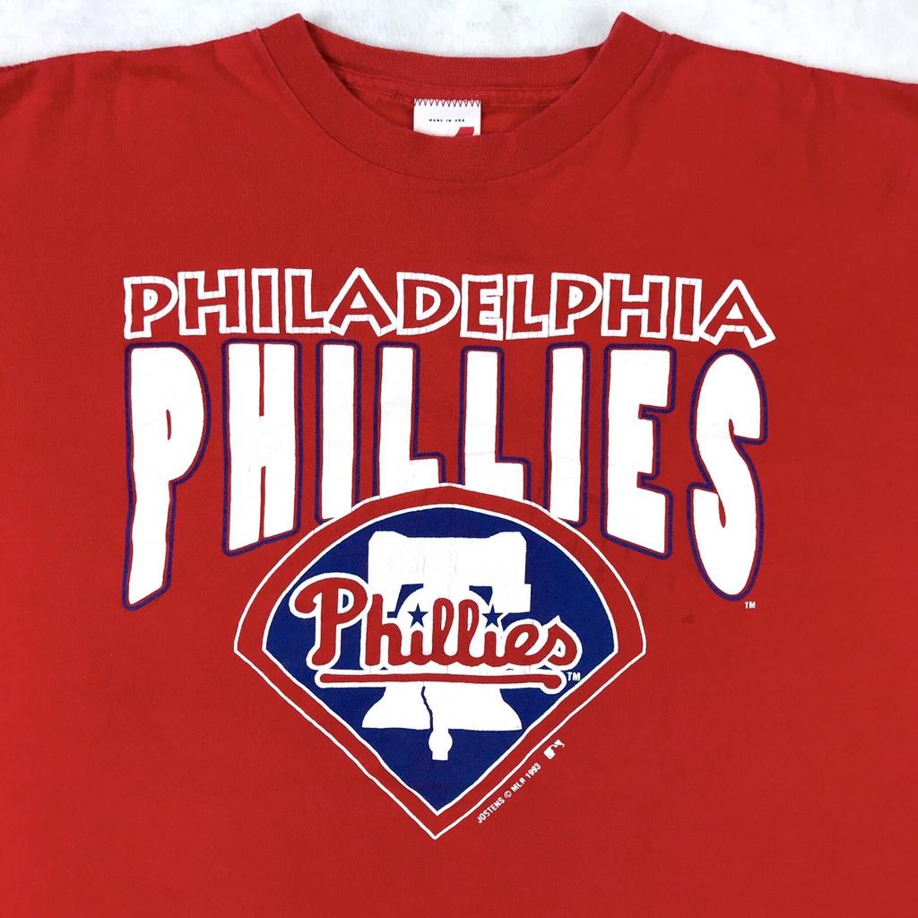 Vintage 1993 PHILADELPHIA PHILLIES T-Shirt XL MLB Baseball Hip Hop 90er