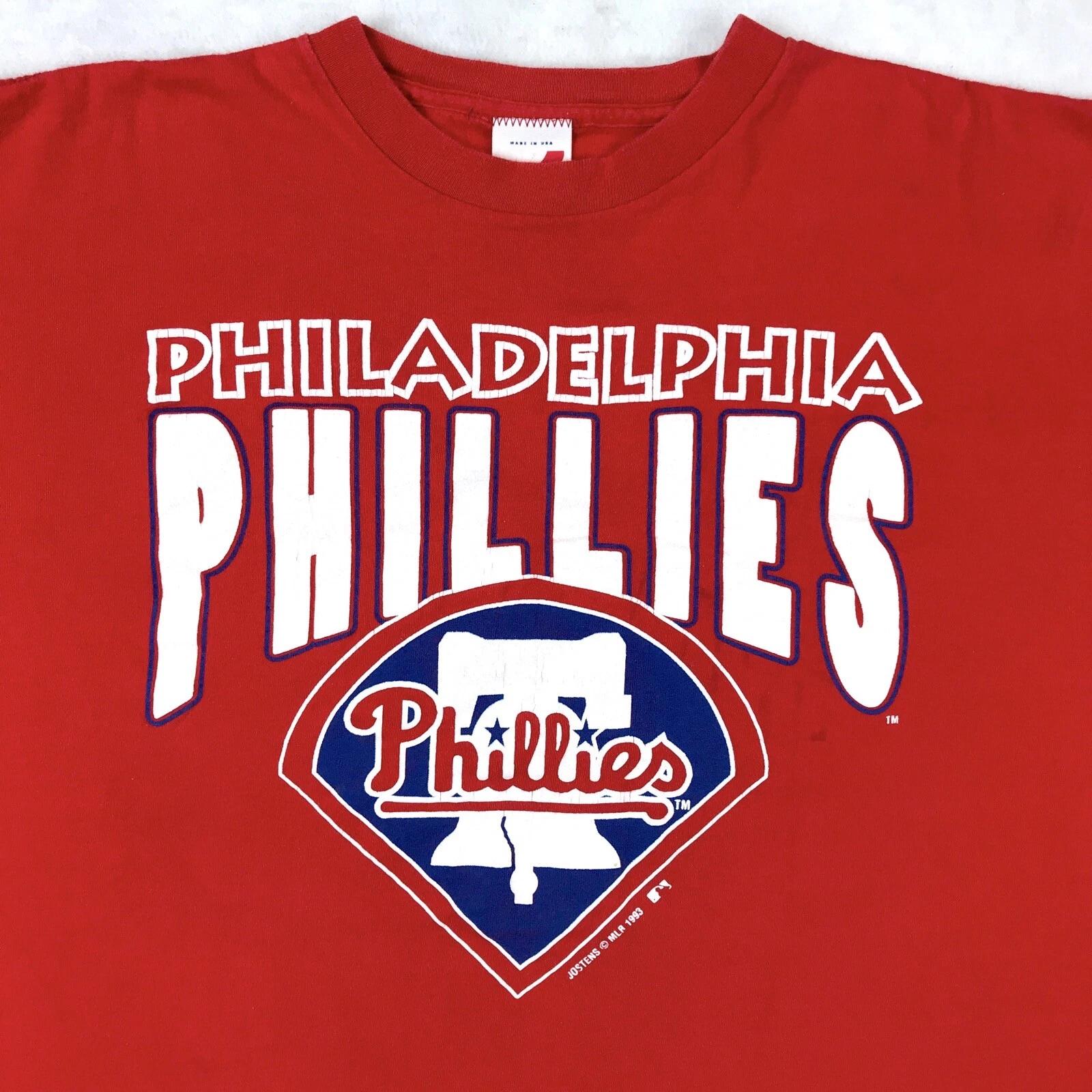 

vintage 1993 PHILADELPHIA PHILLIES T-Shirt XL mlb baseball hip hop 90s L