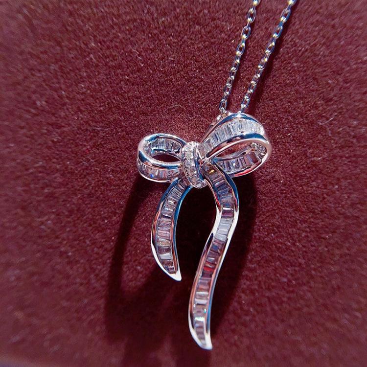 Necklace Inlaid Diamond Women's Necklace Diamond Jewelry Necklace Fashion Accessories