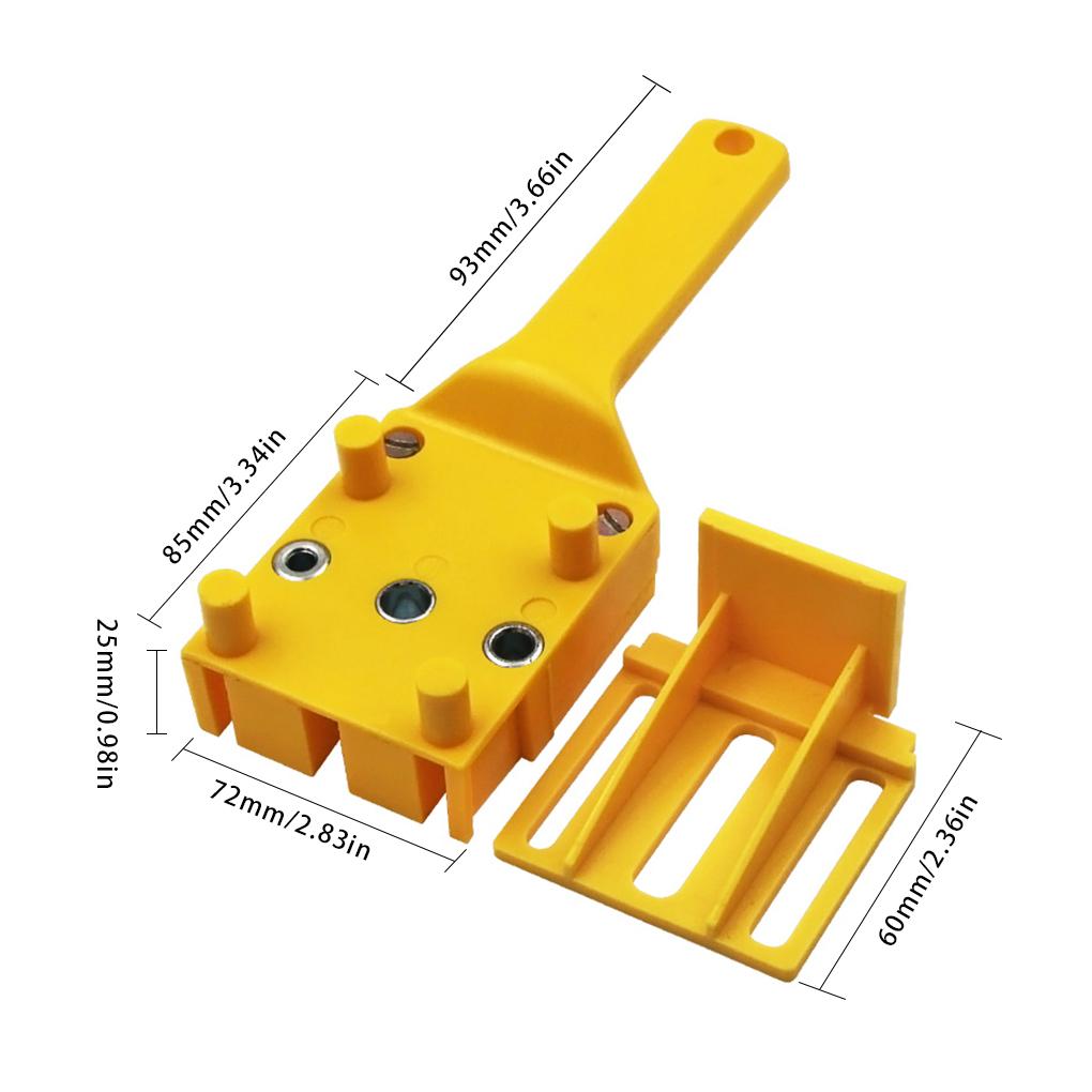 38pcs/set Wood Doweling Set ABS Wood Drilling Hole Puncher Handheld Board Hole Locator
