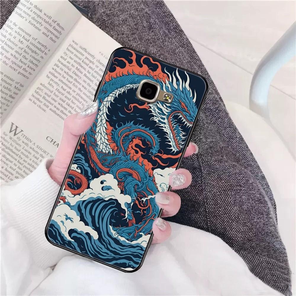 Japanese Wave Anime Dragon Phone Case For Samsung A 10 11 12 13 20 21 22 30 31 32 40 51 52 53 70 71 72 73 91 13 Shell