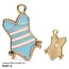 Colorful Alloy Ocean Charm Pendant for DIY Bracelets & Keychains