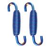 Motoforti 2/4/6Pcs Motorcycles Exhaust Pipe Spring 55mm 2.17" Stainless Steel Exhaust Pipe Spring Hook Modified Accessory