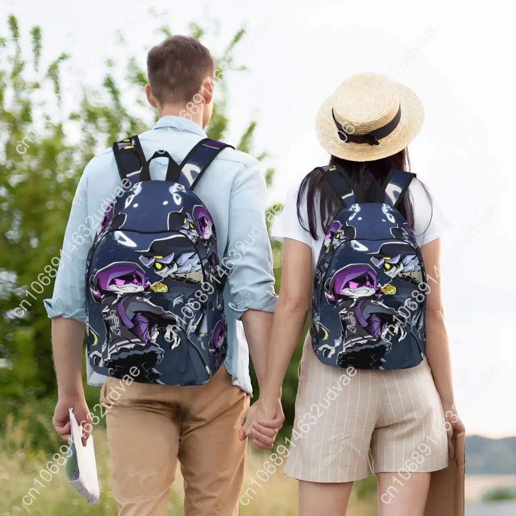 Murder Drones Cartoon Anime Backpack for Men Women Fashion Student Work Daypack TV Series College Canvas Bags Sports