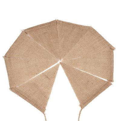 3m Vintage Jute Hessian Burlap 13 Flags Festival Celebration Party Garland Tent Decor Bunting Photography Party Wedding Banner