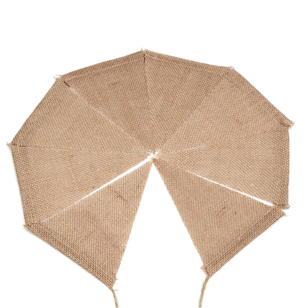 3m Vintage Jute Hessian Burlap 13 Flags Festival Celebration Party Garland Tent Decor Bunting Photography Party Wedding Banner China Mainland