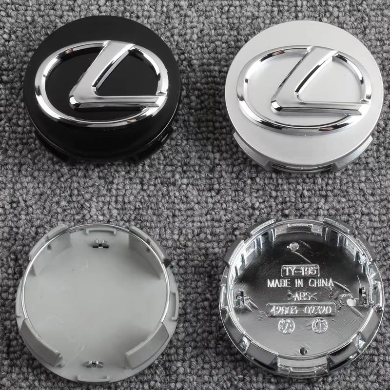 HST5  4 PCS 62mm Car Wheel Center Hub Caps for Lexus Emblem ES300 IS300 IS350 ES250 ES350 IS250 CT200H GS350 NX200