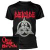 26 Deicide Once Upon The Cross Maglietta S-XXL T-shirt Death Metal Maglietta Ufficiale della Band Maglietta Unisex