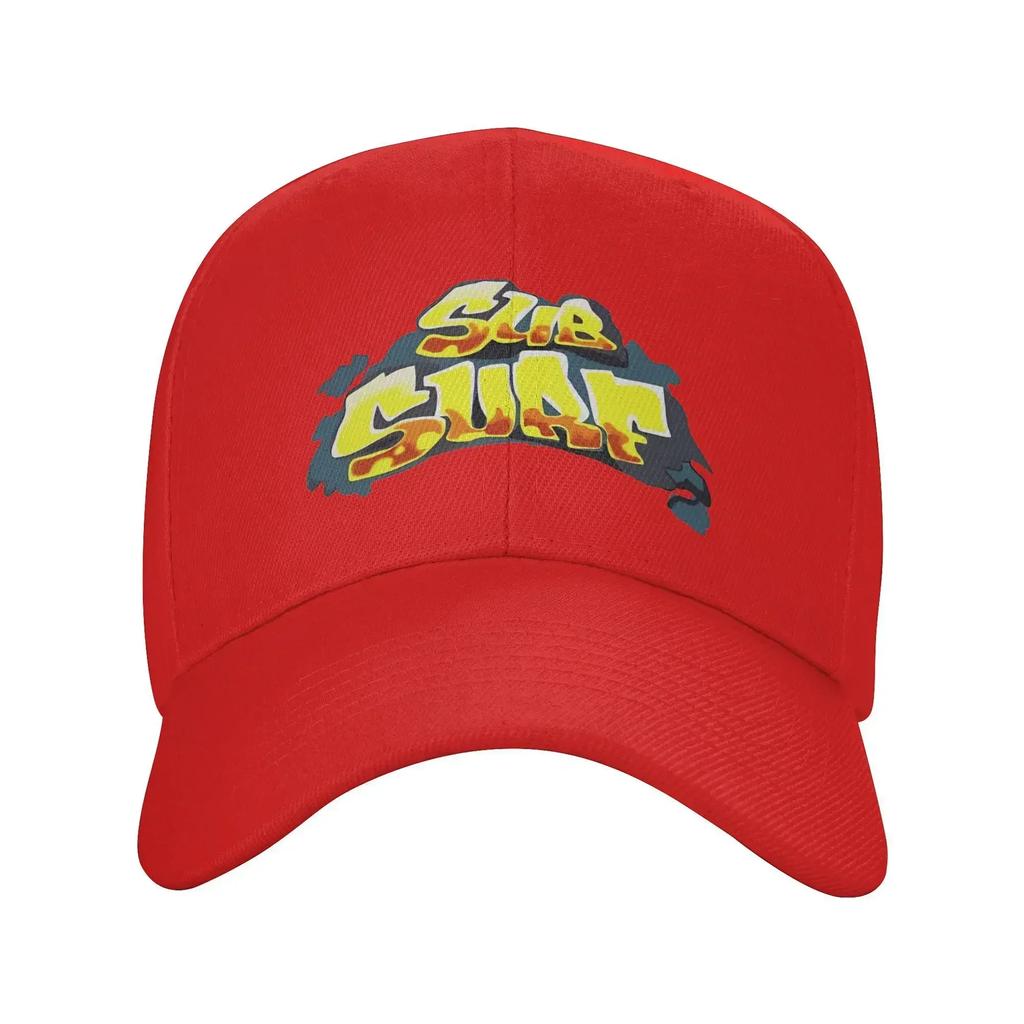 Men WomenSSubways SSurfers Hats Stylish Game Logo Snapback Cap Adjustable Casual Headwear