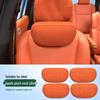 Ideal MEGA Headrest Neck & Lumbar Support Cushion – Suede Pillow for Car Interiors