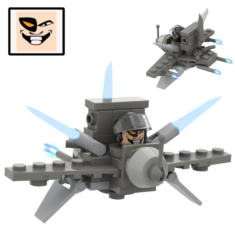 MOC Skibidi Toilette Bausteine Titan Monitorman Spinne VS TV Mann Figuren Konstruktionsspielzeug DIY Modell für Kinder Weihnachten