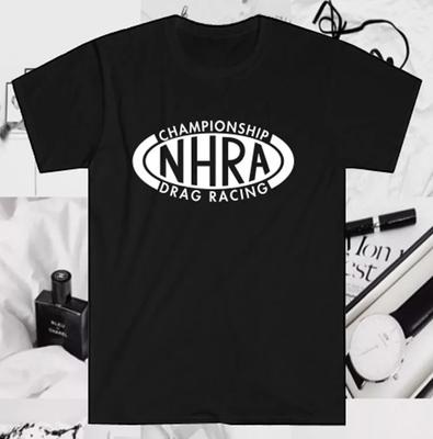 NHRA Drag Racing Championship Men's Black T-Shirt Size S To 3XL