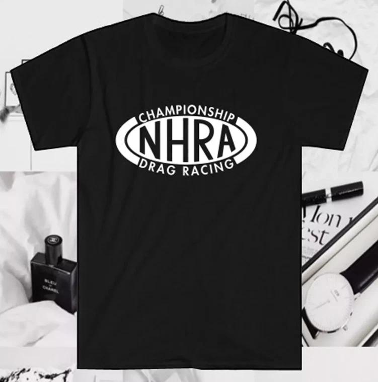 NHRA Drag Racing Championship Men s Black T-Shirt Size S to 3XL M