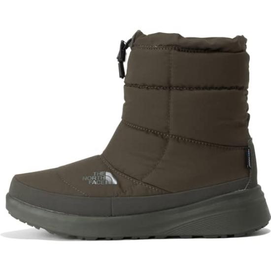 The North Face Nuptse Bootie WP Waterproof VIII Winter New Taupe Taupe Size Cm Women's Boots, Green/New Green, 22.0 (NFW52272)
