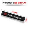 For Volkswagen Golf-6 7 4 5 POLO Passat B5 B6 B7 T4 T5 Tiguan Jetta Decorative LED Lights Front Hood Grille Decoration Badge