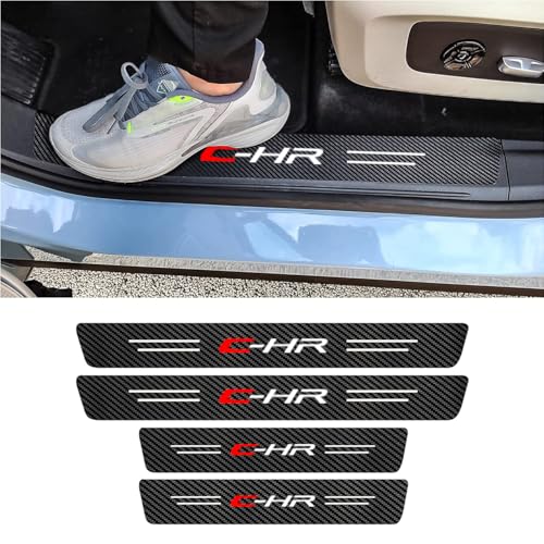 

Защита порогов C-HR, Совместима со всеми сериями Toyota C-HR, включая ZYX11, ZGX10, NGX10, NGX50, Наклейка для защиты дверей, Кожа, Высококачественный материал