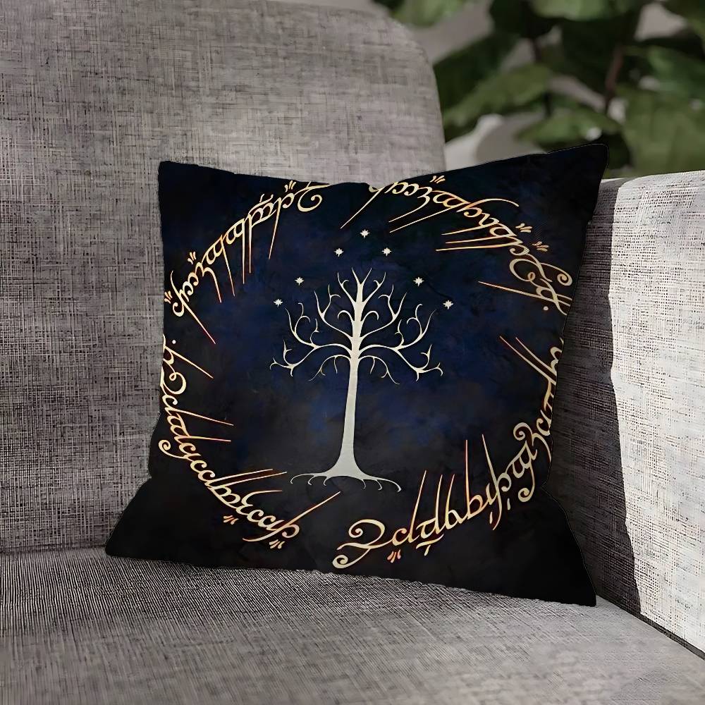 L-Lords of the R-RingES Throw Pillow Case For 55x55cm 30x30cm 50x50cm 45x45cm 40x40cm Square Chair Pillowcase Case