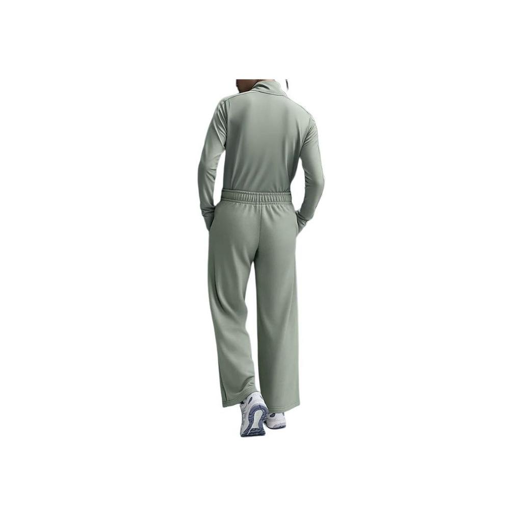 Nike Sportswear Club Fleece Solid Color Drawstring Mid-Rise Wide-Leg Knit Joggers Women bottoms Horizon-Green FB2728-370