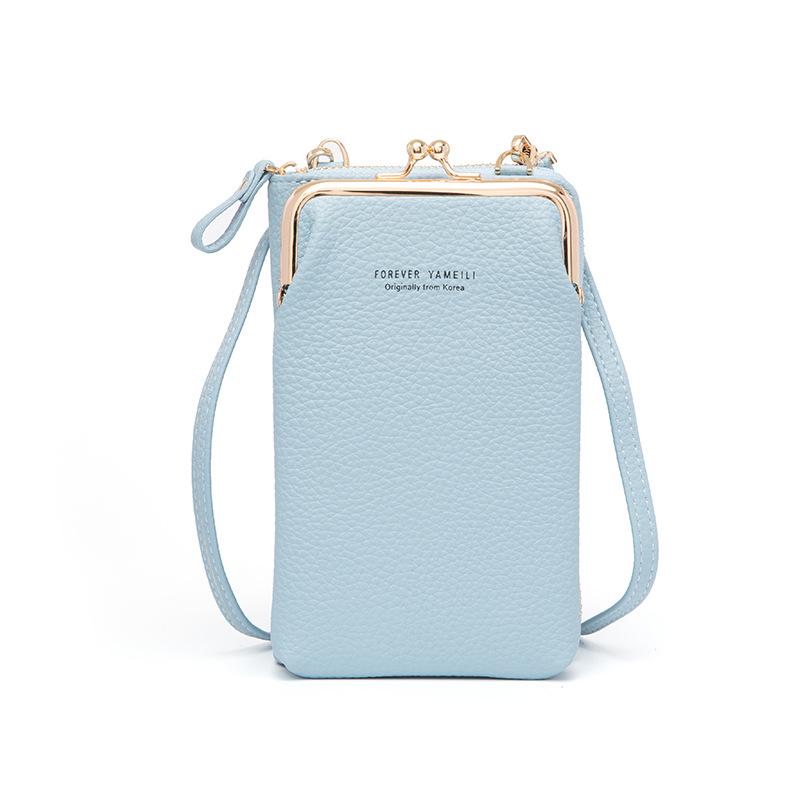 Fashion New Large Capacity Phone Purse for Women PU Leather Crossbody Shoulder Bag Pouch Female Casual Handbag Pack