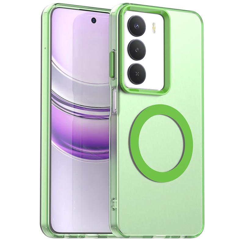 Transparent Case For Realme 14x Case For Realme 14x Magnetic Adsorption Wireless Charge Back Cover For Realme 14x Case 6.67 inch