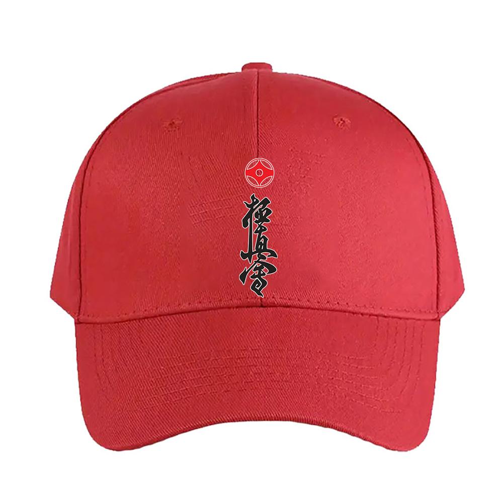Kyokushin Karate Caps Summer Adult Baseball Cap Adjustable with Curved Brim Duckbill Hat Protection Sun Hats